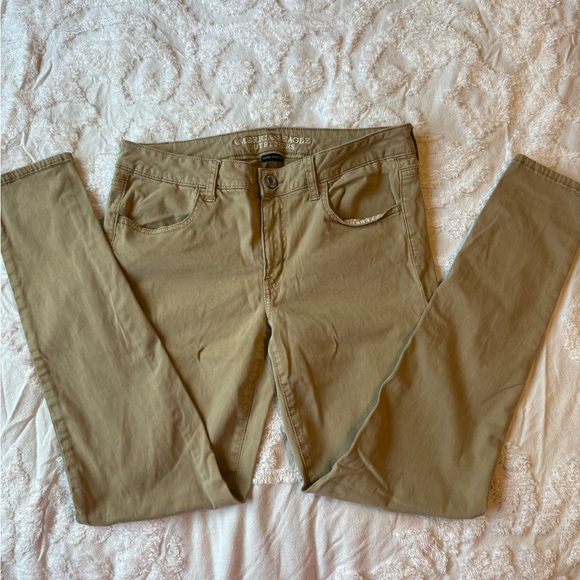American Eagle Outfitters Tan Super Stretch Pants - Picture 1 of 6